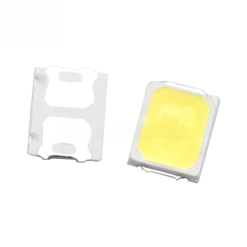 SAMIROB SAMIROB 100 Stück 2835 SMD LED 1 W 0,5 W 0,2 W Weiß 6000–6500 K 3 V 6 V 9 V 18 V 36 V 150 mA 100 mA 80 mA 60 mA 30 mA Hohe Helligkeit – Detail 4