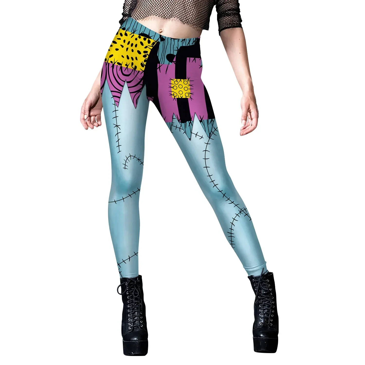 Bemeiren Costume da donna Sally stampato 3D a maniche lunghe