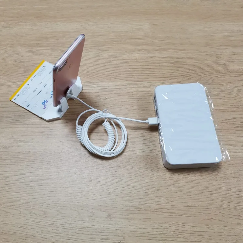 4 6 8 Port Mobile Phone Anti-Theft Alarm System Mobile Phone Retail Display Bracket