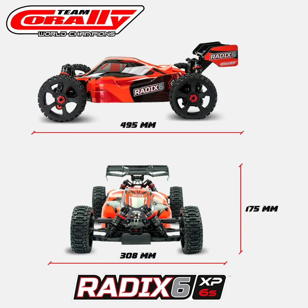 Team Corally Radix 6S Brushless RTR 1:8 
