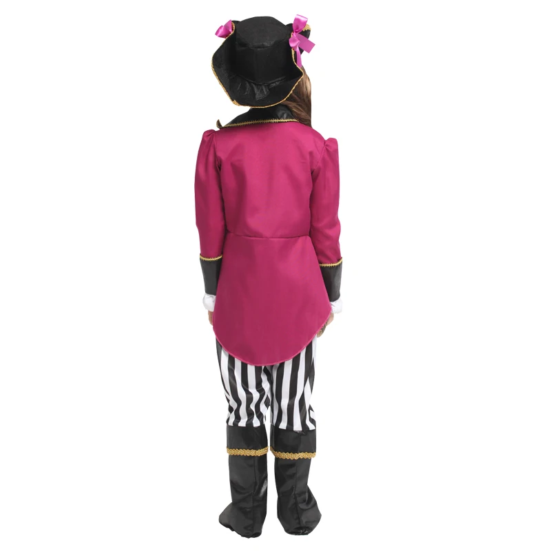 Halloween Caribbean Pirate Girl Suit Pirate Themed Event Costumes Girl Pirate Role-playing Set