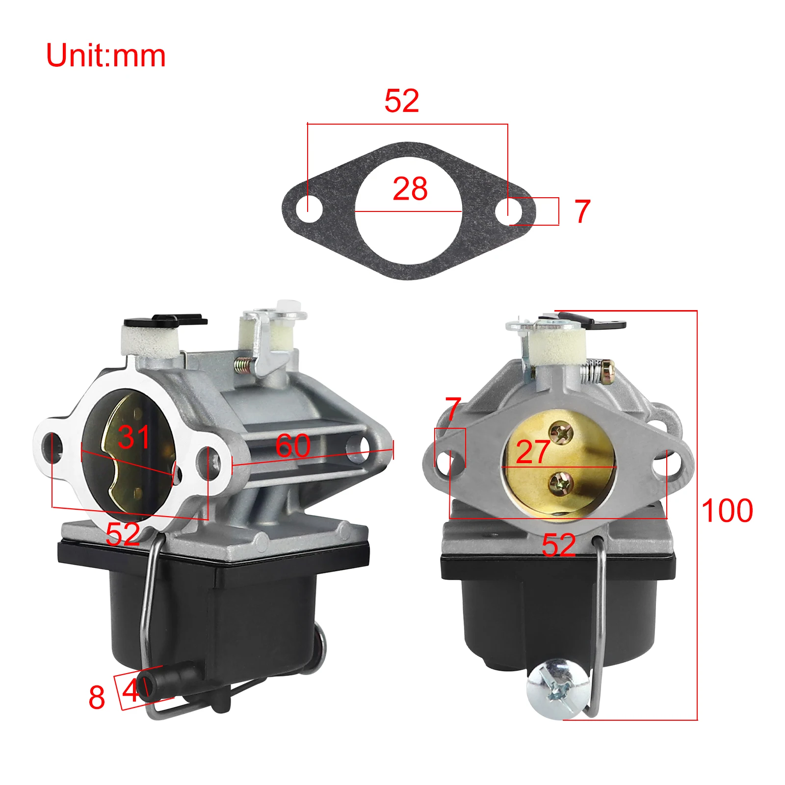 rotativo quintal substituição do motor 520-952 13153