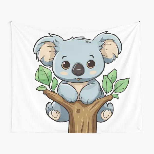 

Cute Koala Tapestries Cartoon Koala Bear Wall Tapestry for Kids Boys Girls Kawaii Wild Animals Bedroom Home Decor Tapestry