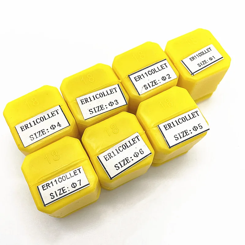 ER11 spring collet 1 2 3 4 5 6 7 8 1/8 1/4mm high precision chuck kit for CNC engraving machine and milling 1PCS spring collet,spring collet chuck,engraving collet chuck,collet chuck