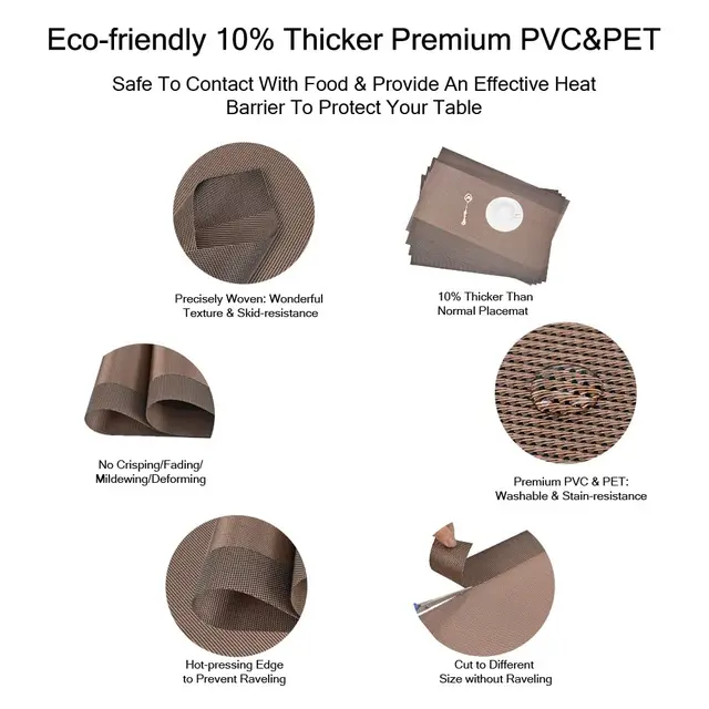 Runner Da Tavolo 30x180 Cm - Impermeabile, Lavabile, Resistente All'Olio, Per Esterni E Feste - Foto 5