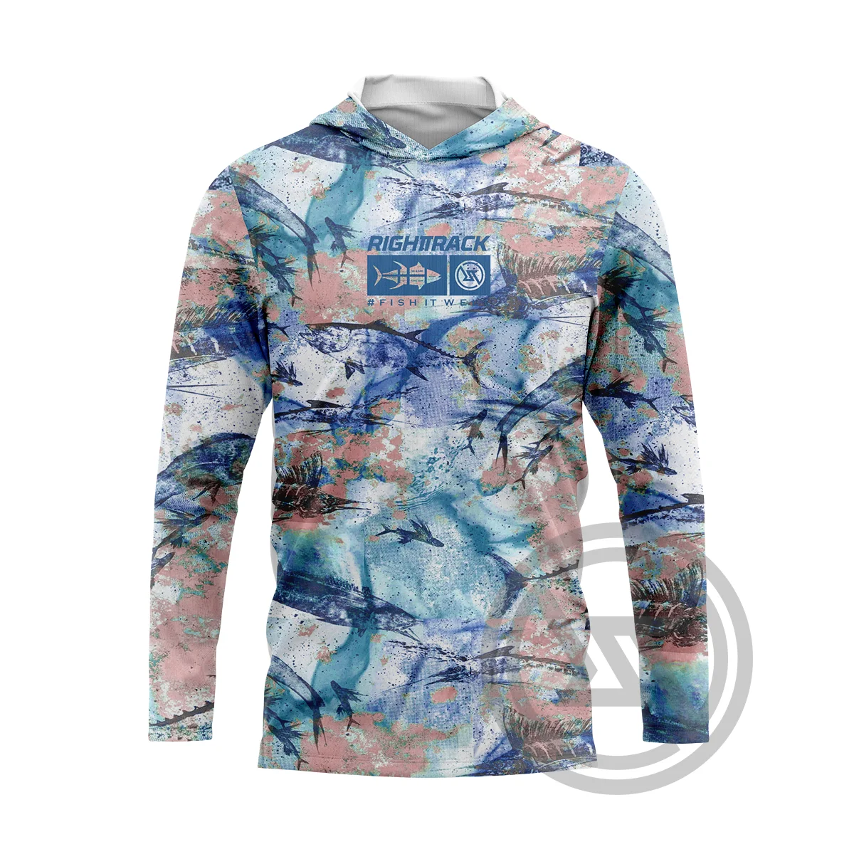 HUKLM25212A24-XXL  Chemise De Pêche Huk UV, Fine Et Respirante A Capuche Manches Longues Performance~p175281724