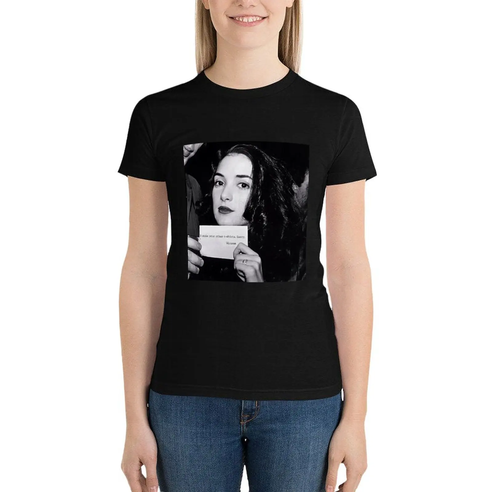 winona stole my T-Shirt Female clothing Short sleeve tee T-shirt Women