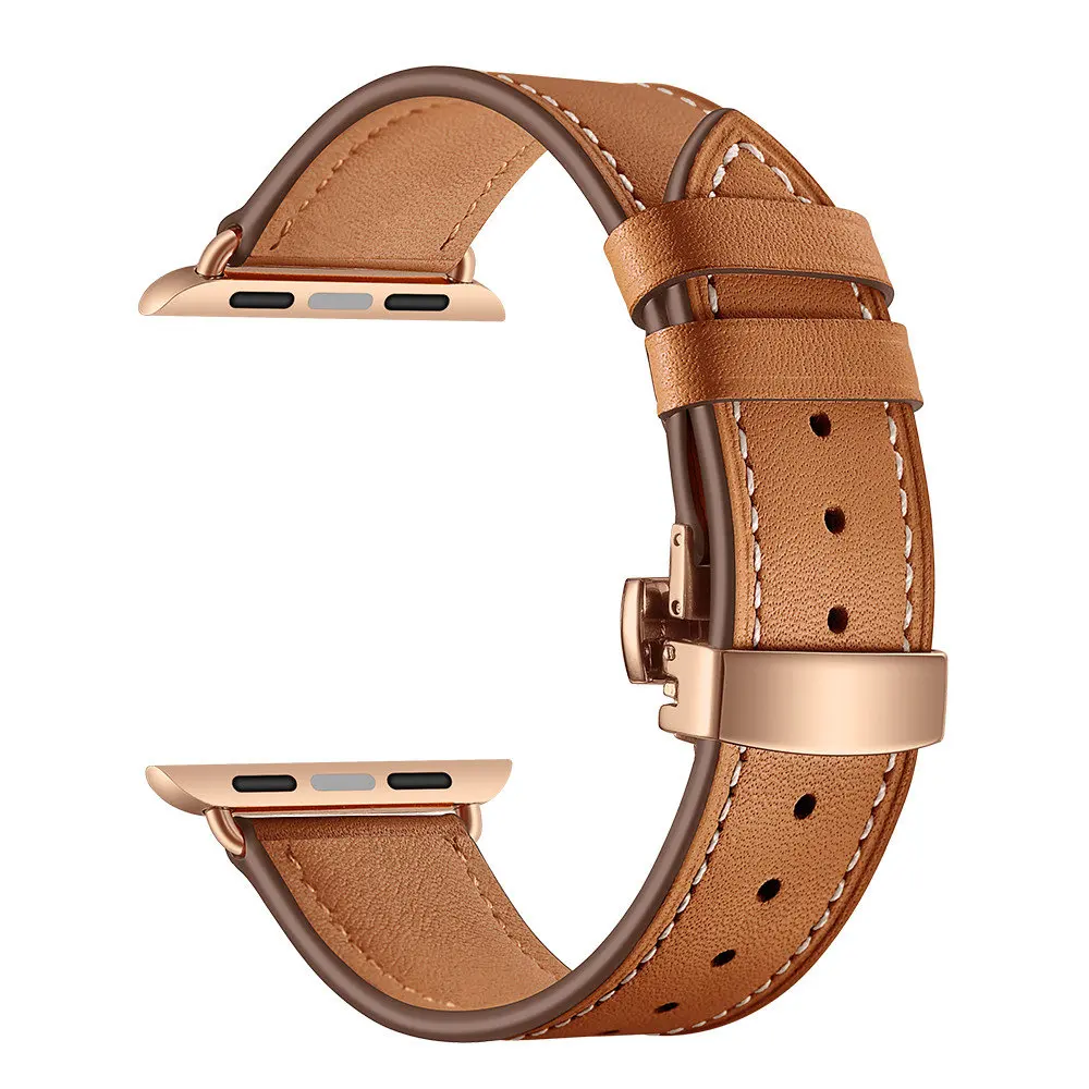 Premium Leather Watch Straps - Elegant Wristband Bracelet