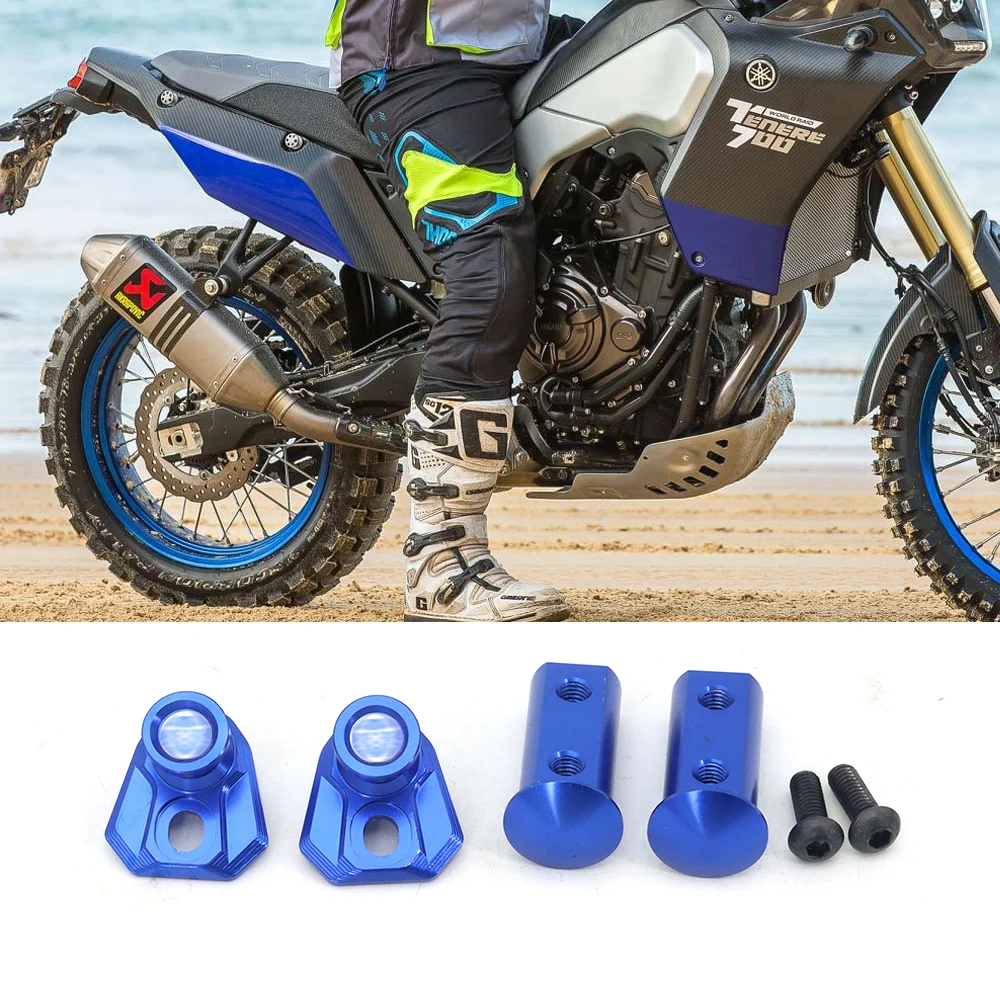 TENERE 700 World Raid 2022 Swingarm Sliders Spools Paddock Stand