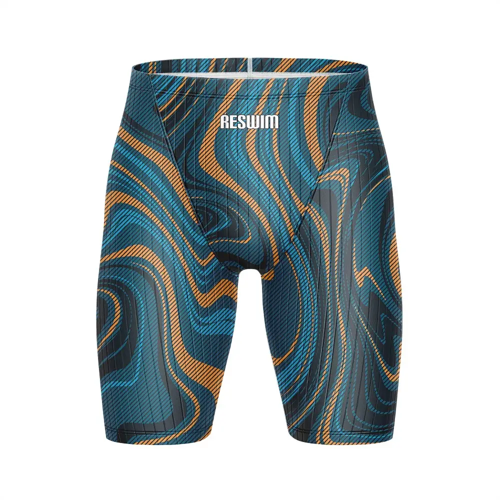 Summer Men's Swimsuit Swim Short Athletic Training Swimwear Swimming Trunks Beach Tights Shorts Surfing Swim Pants