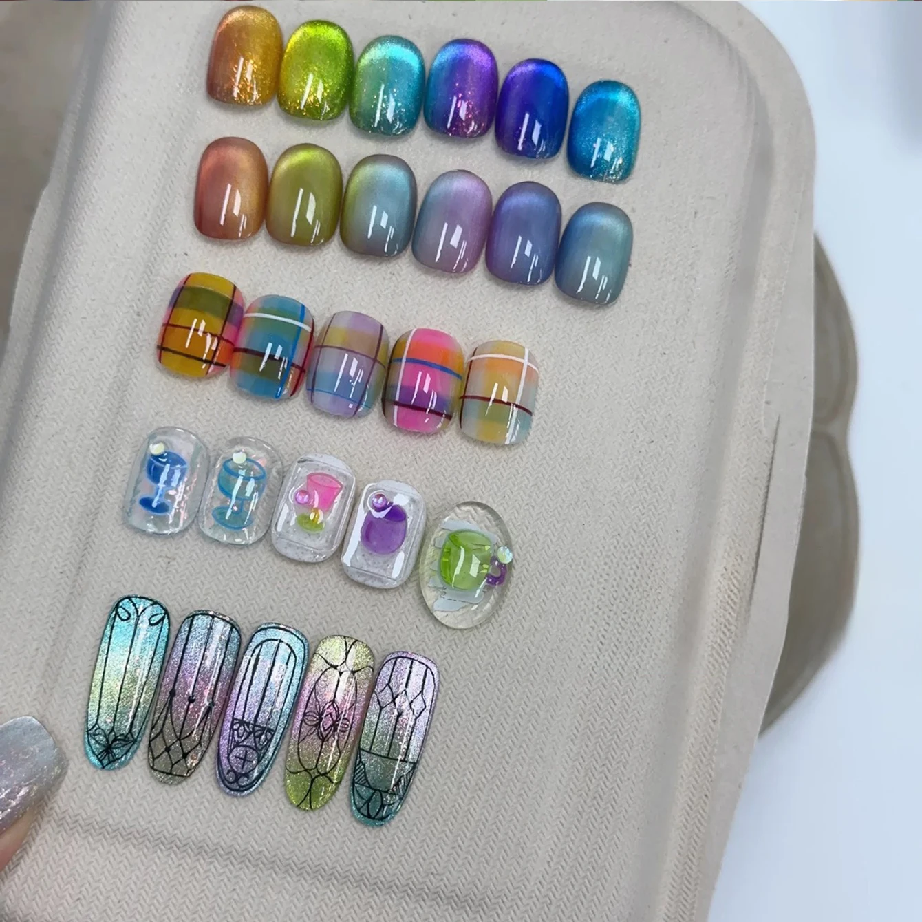 MIANEL 1-9pcs 12ML 여름 최고 판매 아이스 클리어 도파민 글라스 캔디 컬러 젤 네일 폴리쉬 글라스 젤리 네일 폴리쉬 핑크 네일