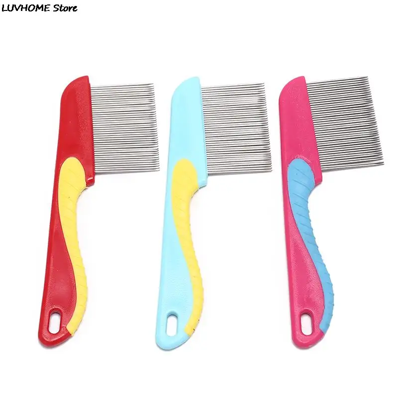 dogs cats hair removal comb stainless steel lice comb lice flea nit hair