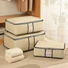 Large Capacity Clothes Quilt Organizer Dustproof Wardrobe Clothes Storage Bag Non-Woven Cabinet Organizer 1