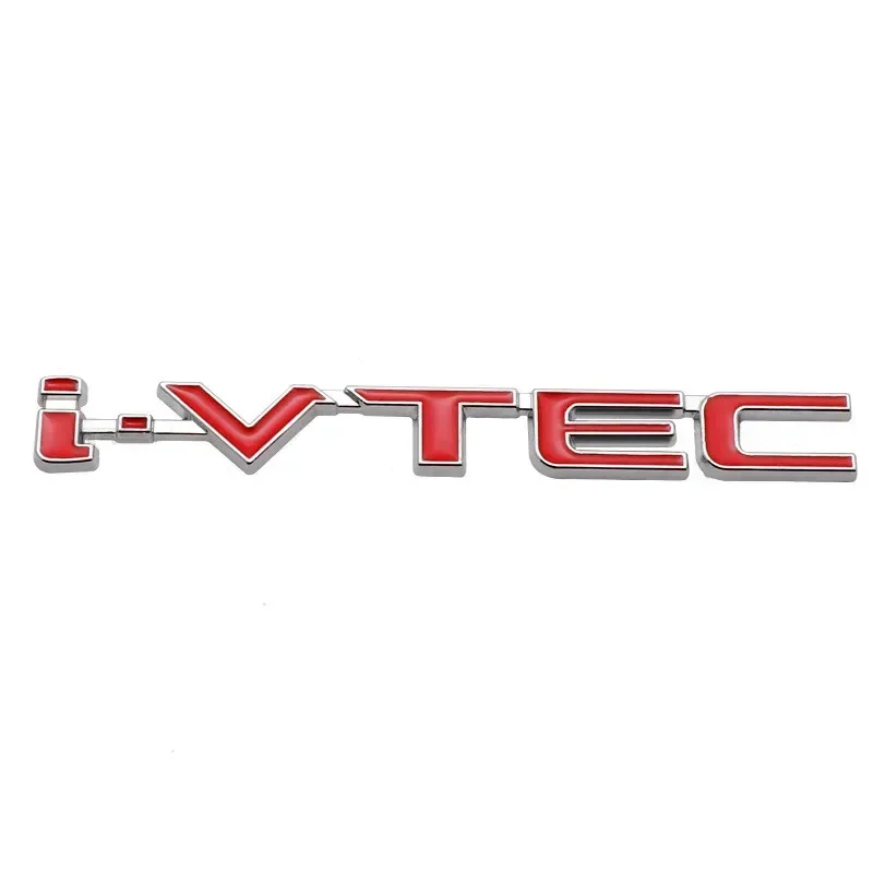 3D Chrom Metall Auto Buchstaben Hinten Stamm Abzeichen Emblem IVTEC Logo I VTEC Aufkleber Für Honda City Civic Accord Jazz CRV Zubehör – Detail 7