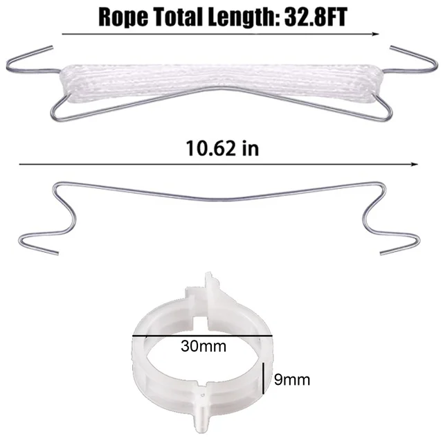 Paradicsom Tartóhorgok Set Növényi Hegymászó J Horg 33 Lábnyi Zsineggel Rácsos Szőlő Klipek Kerti Támogatás Megakadályozza A Leesést - Image 6