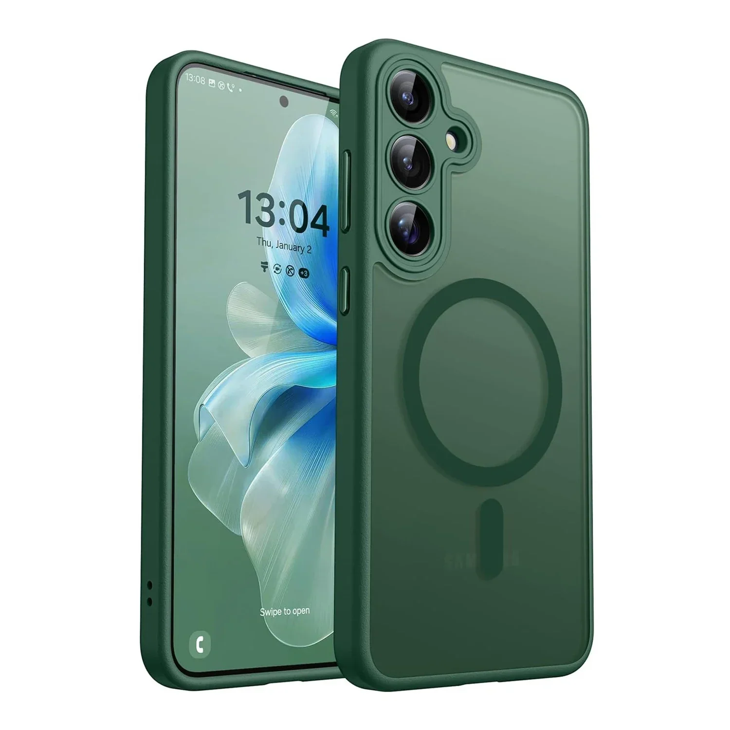 Luxury Matte Translucent Shockproof Magnetic Phone Case – Magsafe Compatible Cover