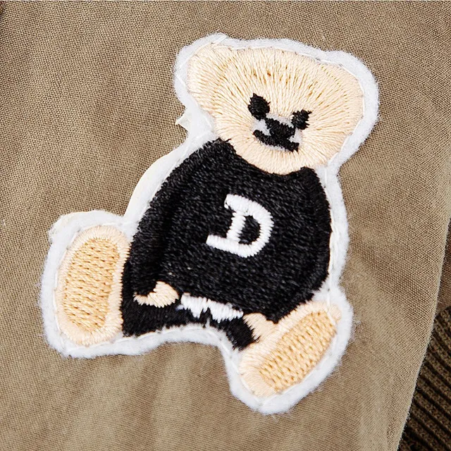 Fashion Dog Down Jacket Winter Warm Dog Clothes Bear Print Puppy Jacket Cute Soft Cat Coat Pet Costumes French Bulldog Clothes 5