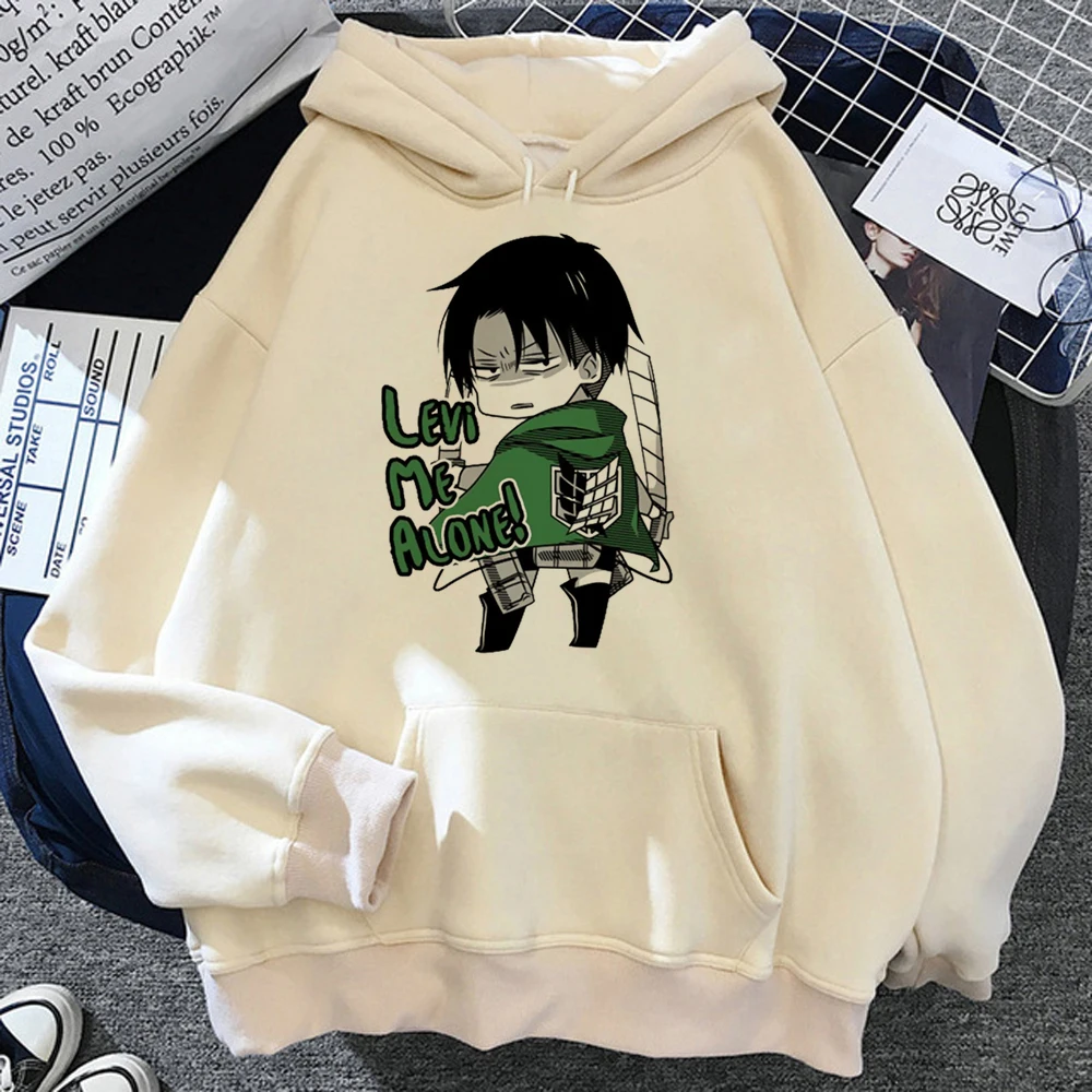 

Attack on Titan hoodies women aesthetic anime Fleece Korean style clothing female streetwear sweatshirts