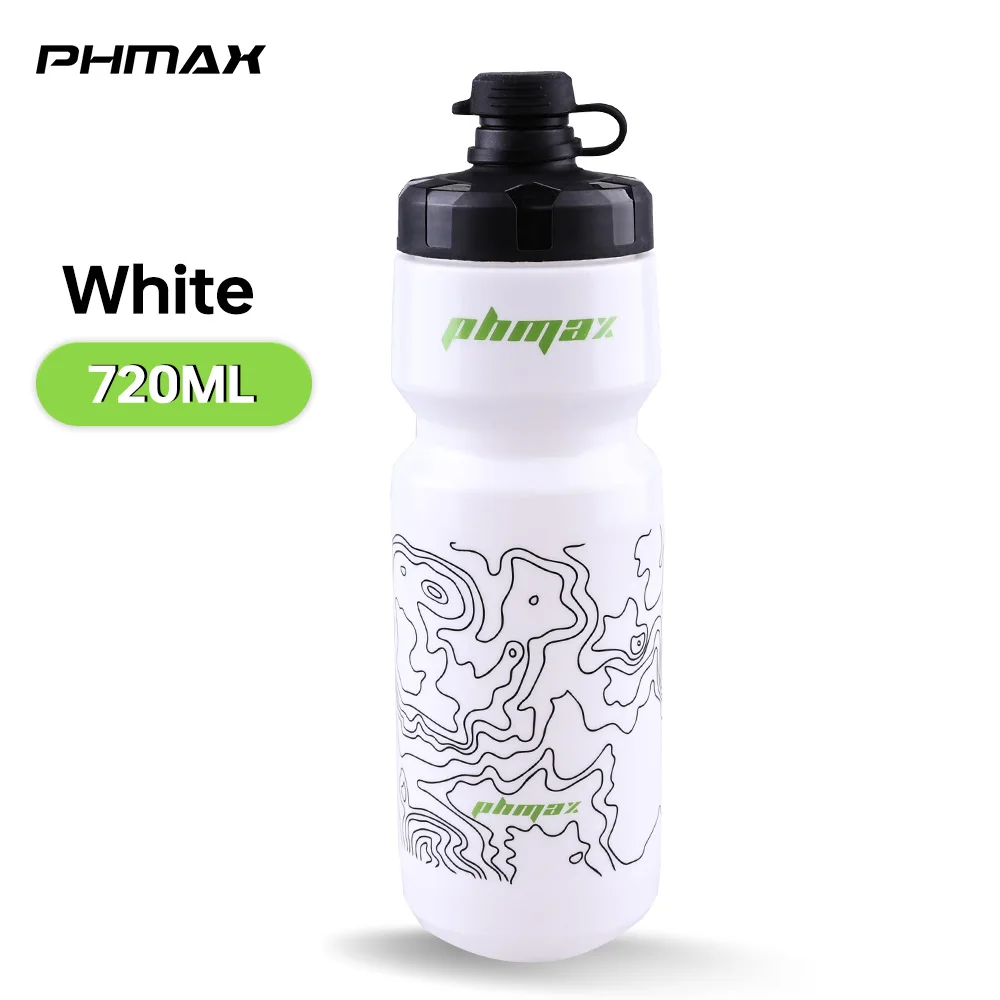 PHMAX 720ML Bottiglia d'acqua per bicicletta Leggero Sport all'aria aperta Bollitore da ciclismo portatile MTB Road PP Tazza da bici di grande capacità