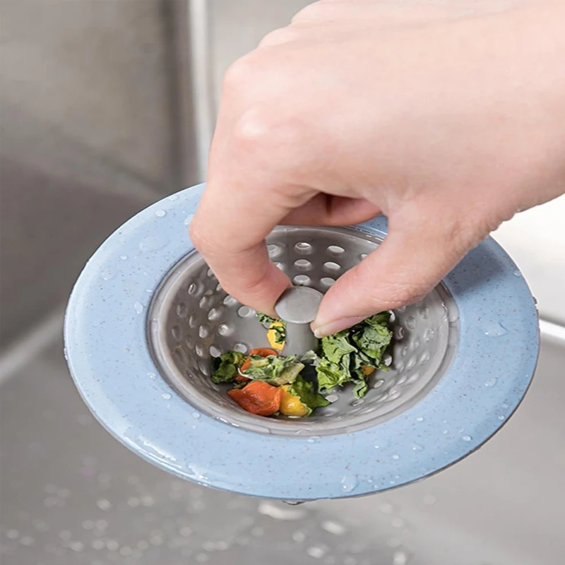 

1PC Kitchen Silicone Sink Strainer,Bathroom Sink Drains,Sewer Hair Filter,Bathtub Plugs Strainers,Kitchen Bathroom Accessories