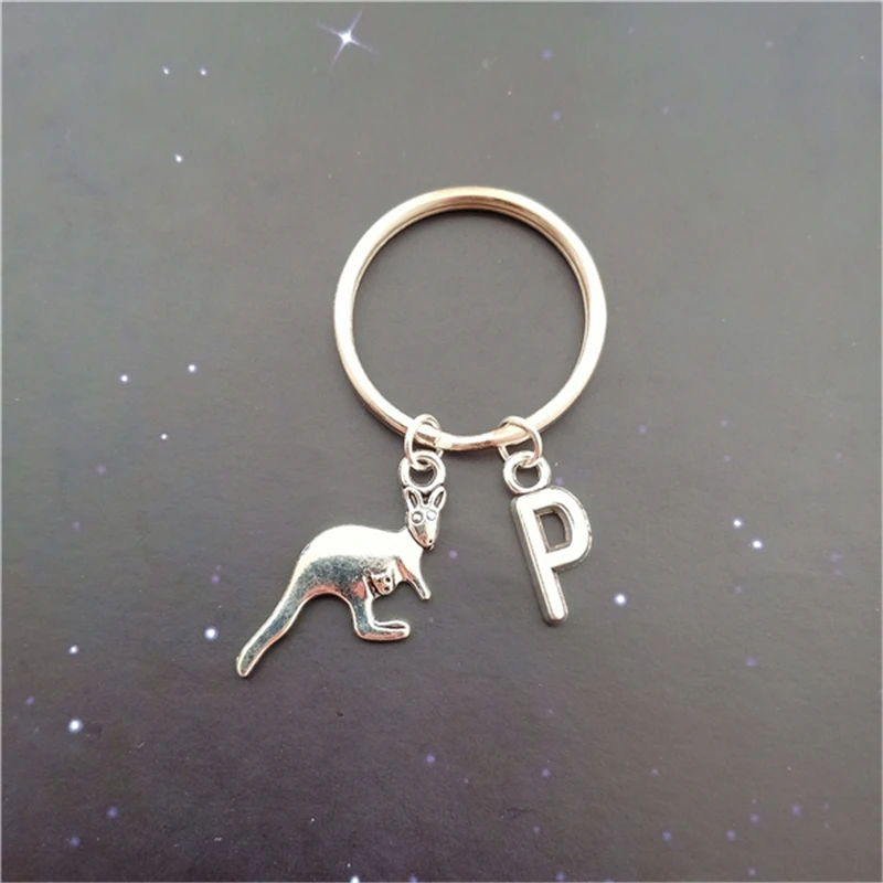 Kangaroo Keychain Keyring Kangaroo Animal Keychain Kangaroo