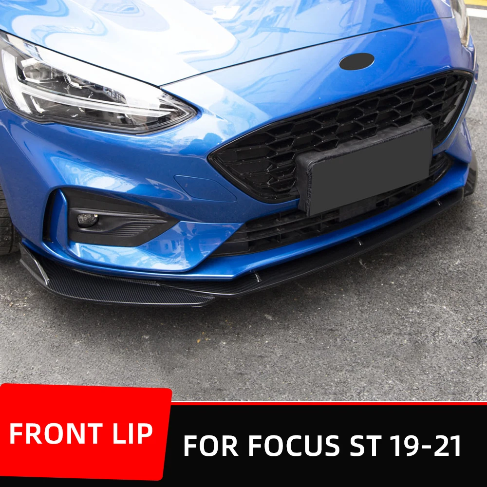 

Сплиттер для переднего бампера автомобиля Ford Focus ST Line 19 20 21, комплект спойлера для подбородка, защитный диффузор, внешние аксессуары, запчасти