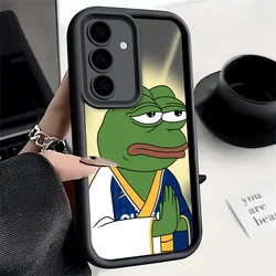 Soft Silicone Funny Sad Frog Meme Phone Case - Samsung S24 FE (KHTY00200A1)