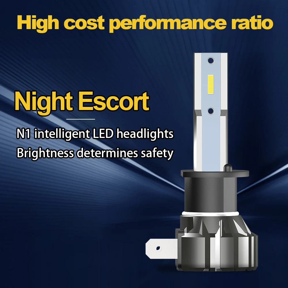 2/4PCS H1 9005 LED Car Headlight Bulbs White Light Lamp 12V For Jaguar XK8 1997 1998 1999 2000 2001 2002 2003 2004 2005 2006
