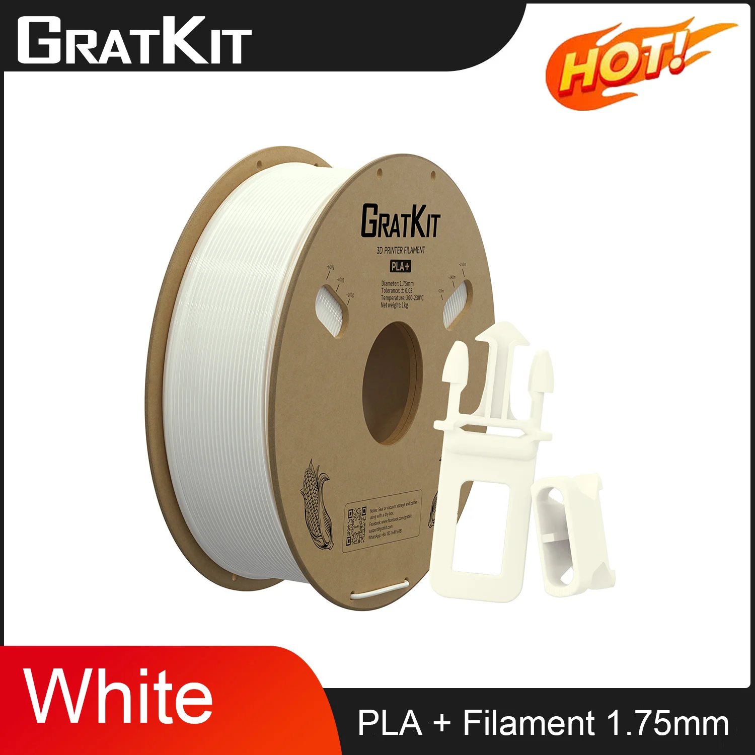 GratKit – Résine D'imprimante 3D 8K Lavable à L'eau, Résine Photopolymère 405nm à Durcissement