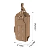 Tactical Radio Pouch Hunting Walkie Talkie Holder Open-Top Interphone Hanging Bag Molle Nylon Magazine Pouch 2