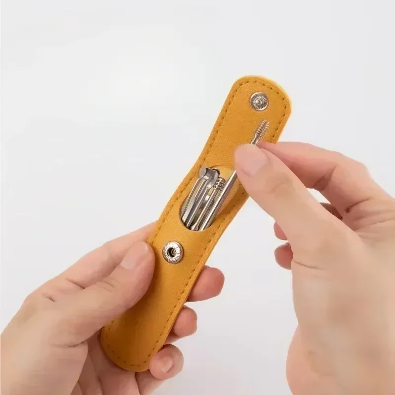 Ear Cleaning Tool Stainless Steel Ear Pick Kit &1Pc Storage Bag Earwax Remover Tool Best Sellers In Beauty & Health