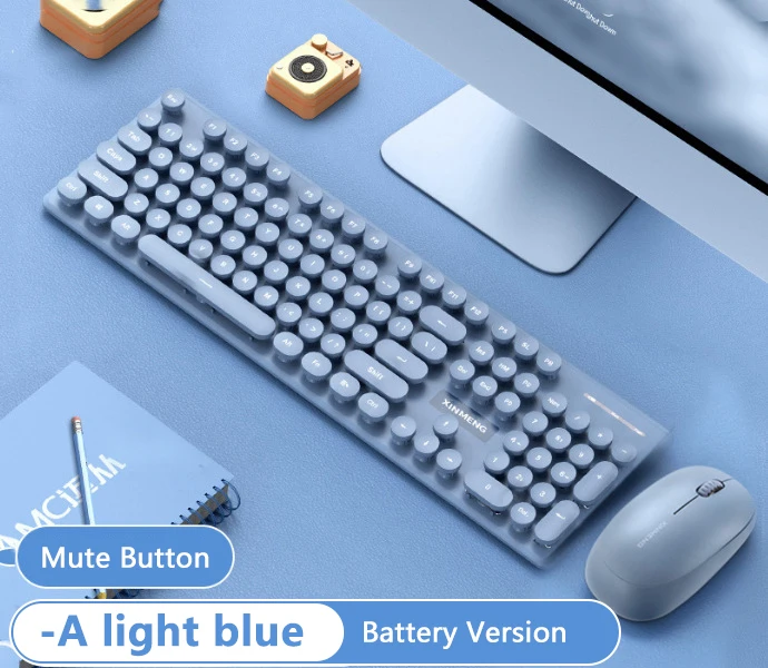 UTHAI-Conjunto de Teclado e Mouse Sensível Mecânico,