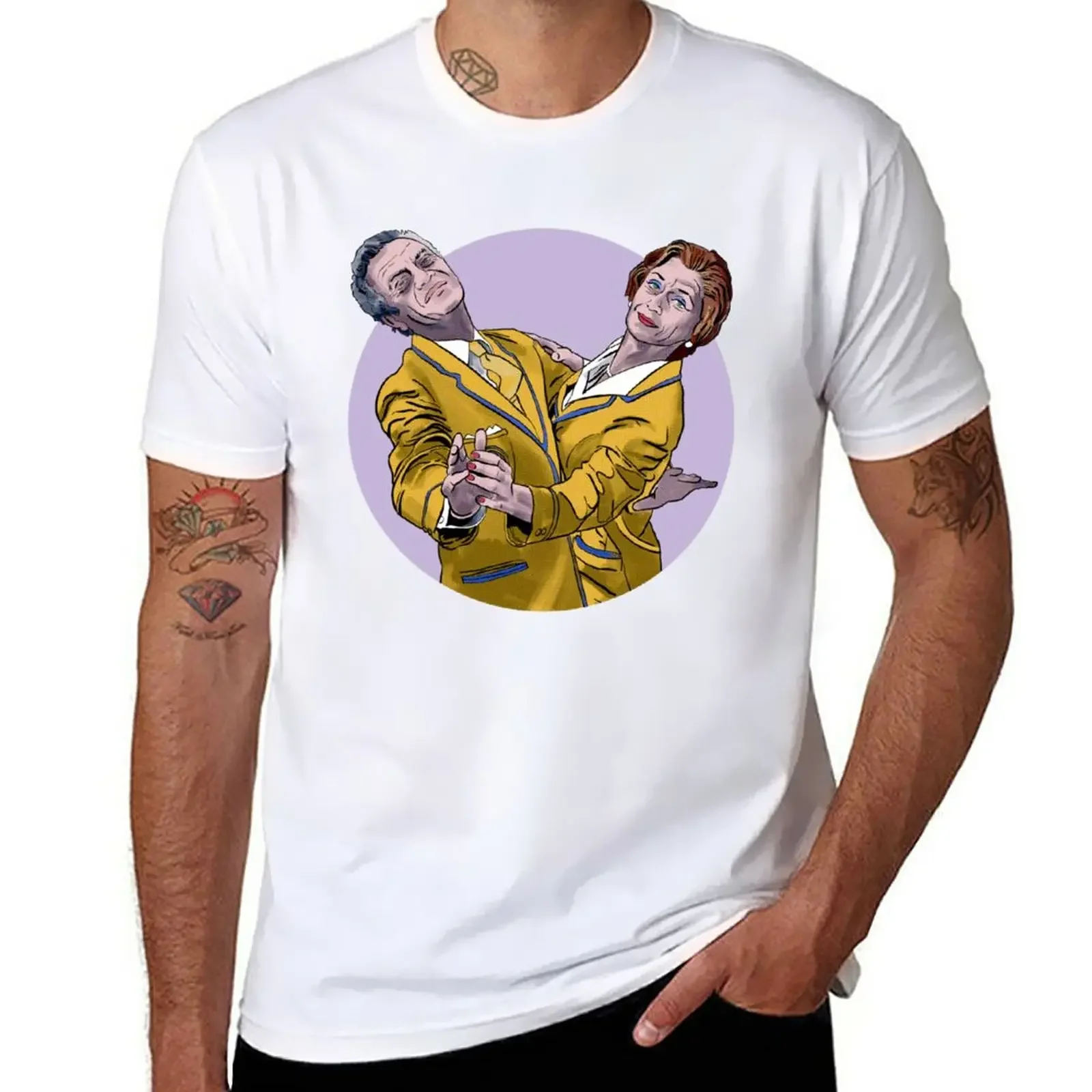 

Barry and Yvonne T-Shirt oversized quick-drying designer t shirt men