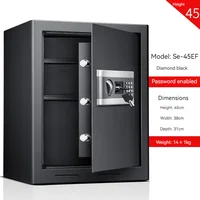 Digital Safe Cabinet Security Box Fireproof Waterproof Lock Box Document Safe Box Metal Office Storage Steel Safety Cabinet 1