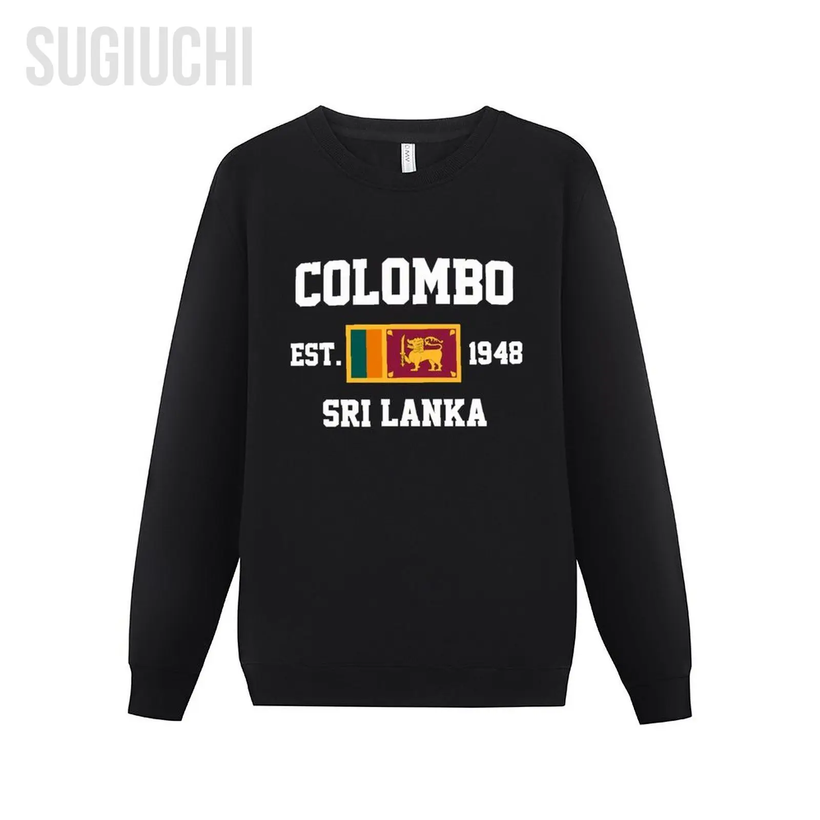

Men Women Hoodies Sri Lanka EST.1948 Colombo Capital Hoodie Pullover Sweatshirts O-Neck Hip Hop Style Cotton Unisex