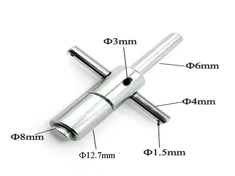 Flugzeug-Landegestell-Lenksystem, Pneumatisches Einziehbares Landegestell für Modellflugzeuge, CNC-Aluminium, 2,4G Fernbedienung – Detail 7