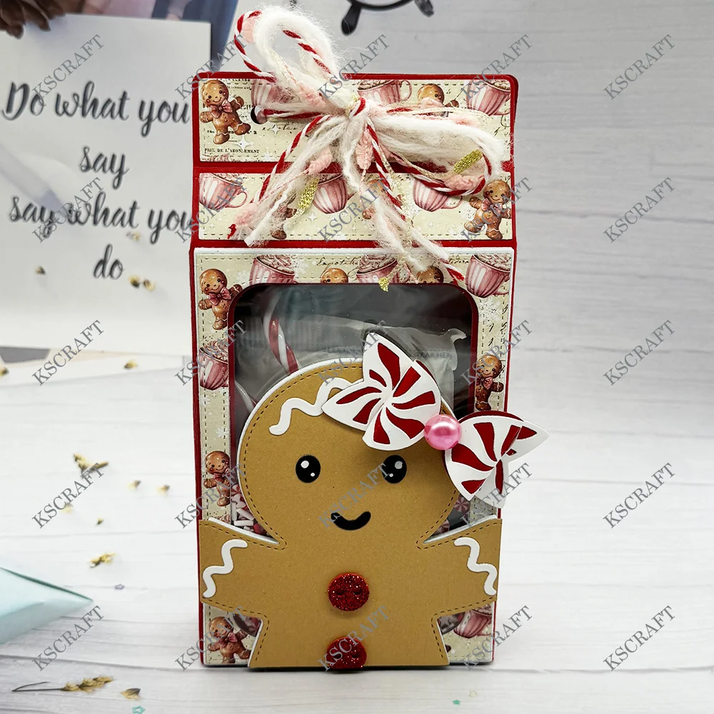 Description Picture 6 of itemKSCRAFT Hot Cocoa Gift Pouch Cutting Dies Stencils for DIY Scrapbooking Decorative Embossing DIY Paper Cards