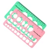 Silicone Nipple Measuring Card Smooth Flange Measurement Tool Soft Safe Lightweight Perfect Gift Nontoxic Feeding Accessory 1