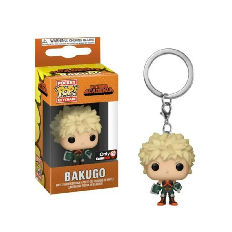 thumbnail image 5 of FUNKO MY HERO ACADEMIA & DEKU Bakugo Llavero de bolsillo Figura de acción de vinilo Modelo coleccionable Juguetes para niños Regalo de Navidad, 5 of 5