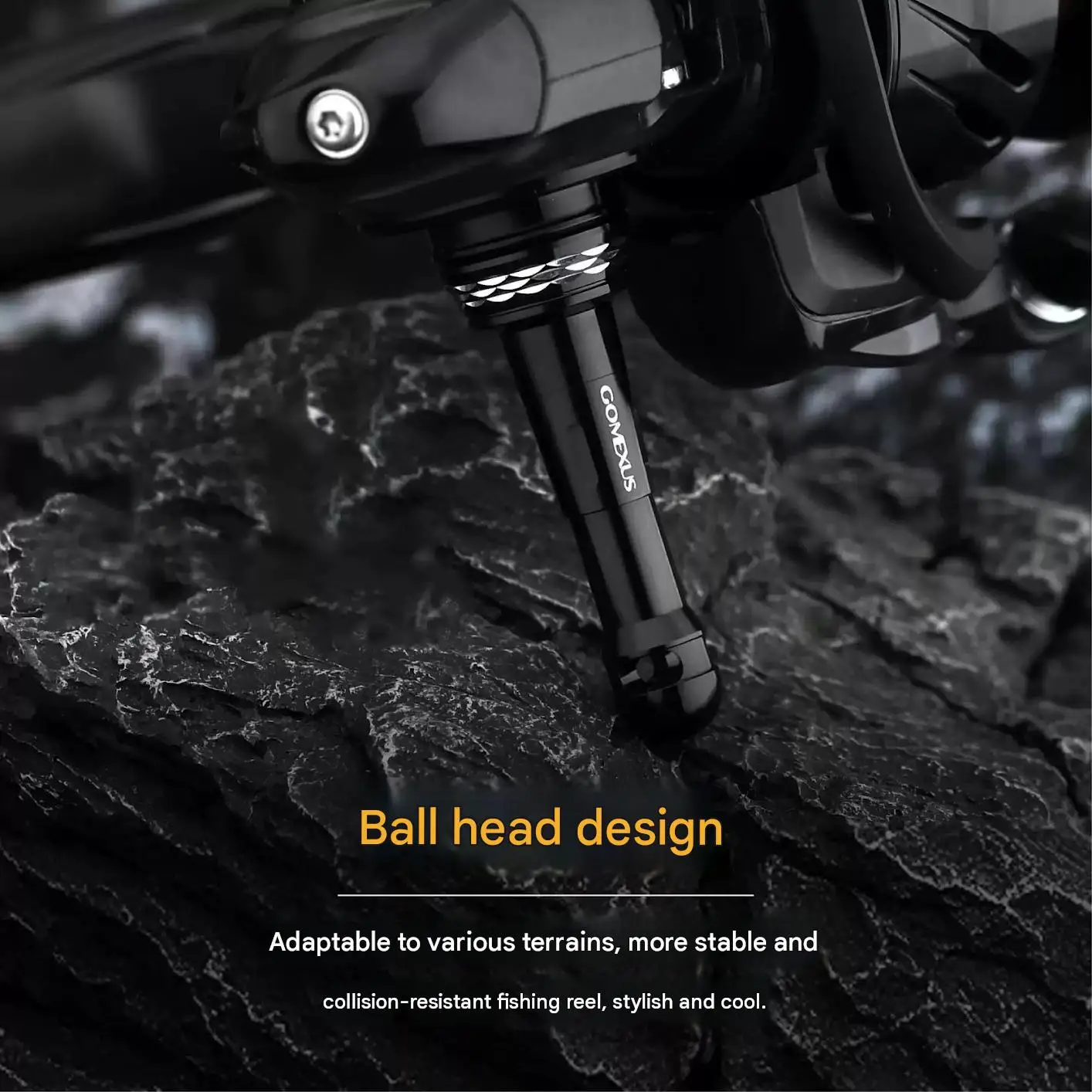 Support de moulinet pliable Gomexus R6 pour Shimano Vanquish Stella Daiwa Exist 19 - Accessoire pêche spinning