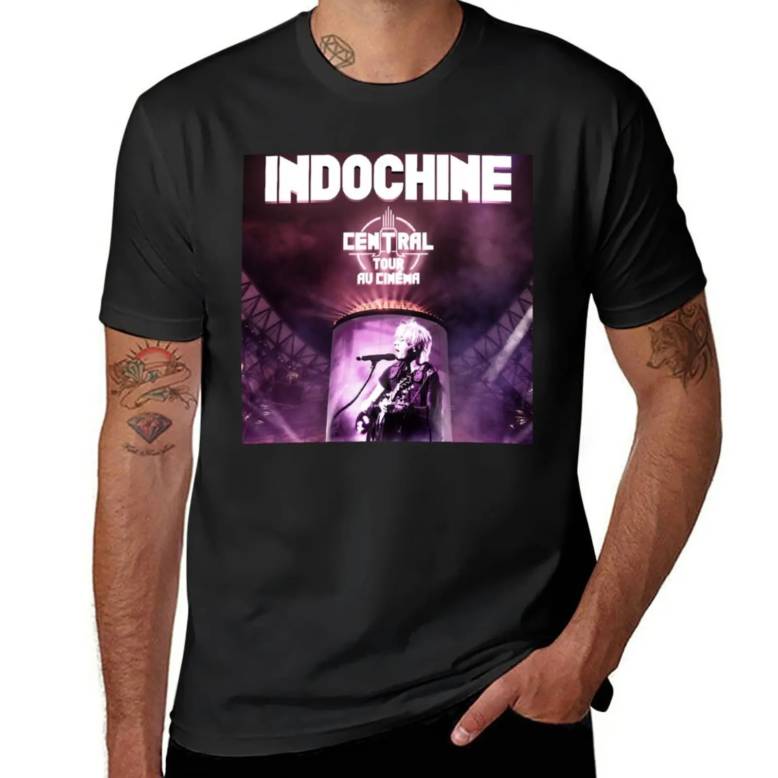 

indochine live central tour 2022 masjulai T-Shirt oversizeds vintage oversized t shirts for men