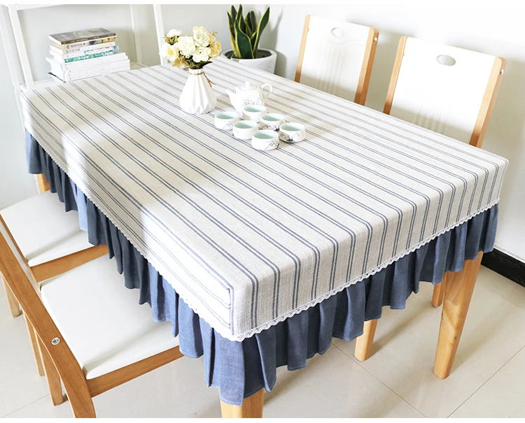 Generic Cloth Art Small Fresh Simple Checkered Dining Table Cloth Table