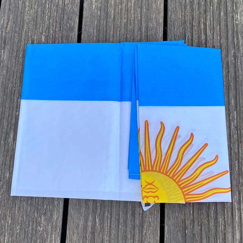 Bandiera Argentina E Bandiere Della Libertà Per Esterni, 3x5 Piedi, Bandiera In Poliestere Resistente Bifacciale Per Decorazioni Da Giardino, Casa, Cortile, Festival, Bandiere Di Benvenuto - Foto 5