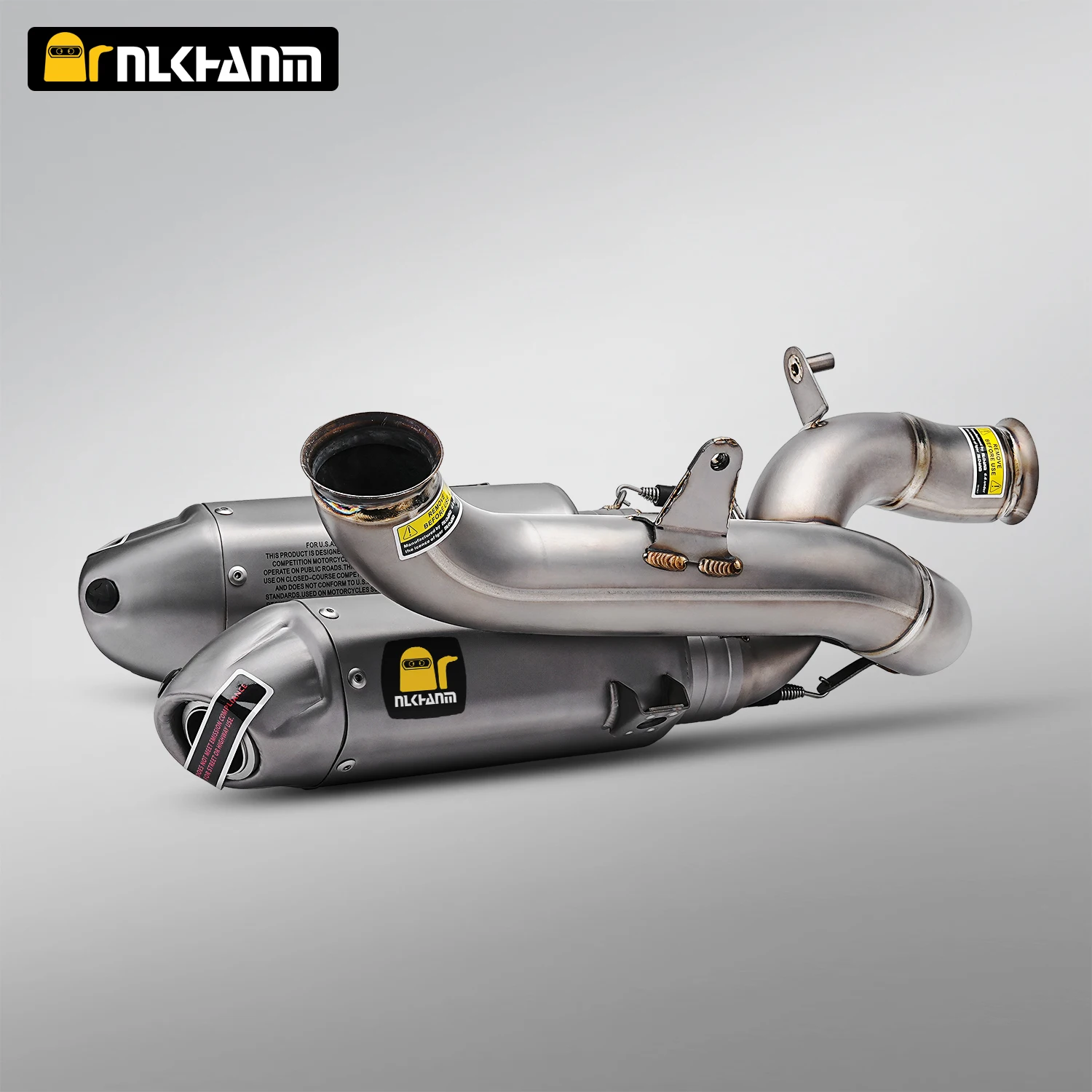 ระบบท่อไอเสียแบบสลิปออนพร้อมท่อเชื่อมต่อ AK GP สำหรับรถมอเตอร์ไซค์ Ducati Panigale V4 S/R Street Fighter V4 V4S 1