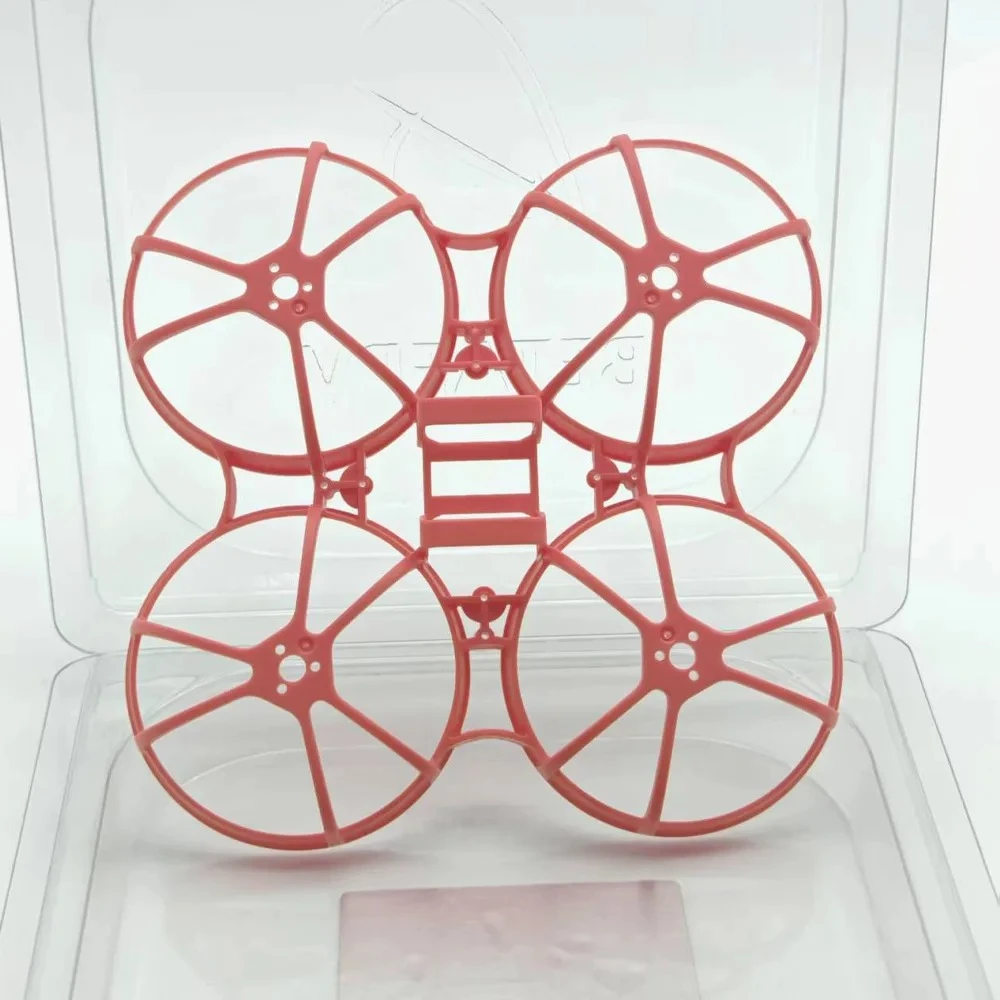 Hélice micro 40mm pour drone FPV, détail de la fixation et du matériau plastique résistant.
