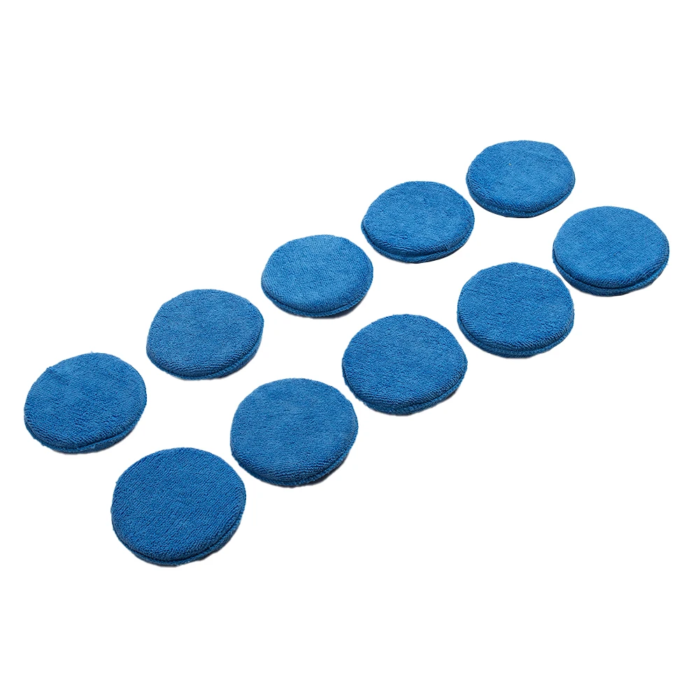 10pcs 5 Inch 125mm Car Polishing Pads Wax Foam Sponge Microfiber Cleaning er Cleaning Detailing Pads For Car Waxing car polishing pad car polish pad car polishing sponge polishing sponge set polishing wheel disc polishing wheel kit