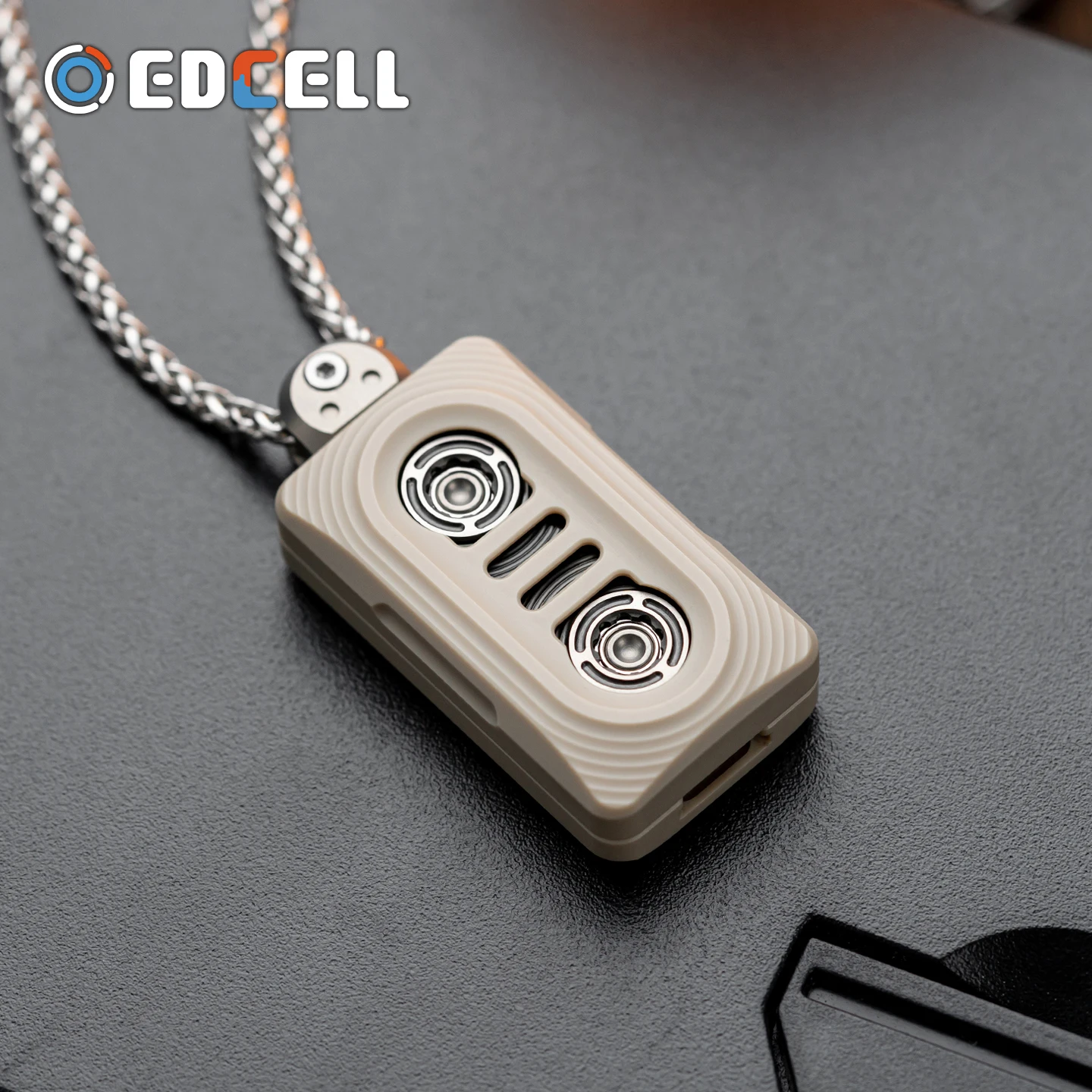 EDCELL TapeDrive Titanium Brass Fidget Toys Metal Fidget Toy
