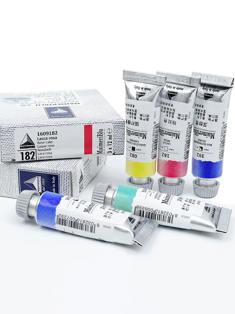 Maimeri Blue Master Watercolor Single Pigment 12ml Tube Artist Painting акварельProfessional Painting Pigment 3