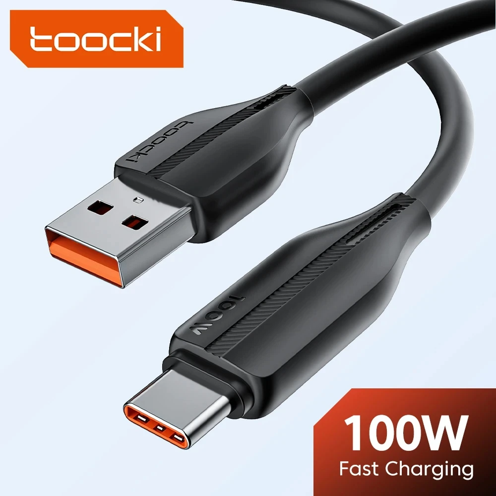 Kabel Toocki 100W USB Type C 0.25m (lub dłuższe) za $0.13 / ~0.56zł