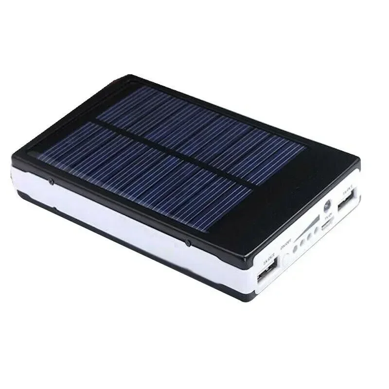 New 50000mAh Portable Solar Power Bank Double USB External Battery Charger Cases Fast Charging for iPhone Series Samsung Xiaomi 4